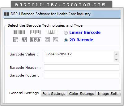 Barcode Label Creator Healthcare screenshot