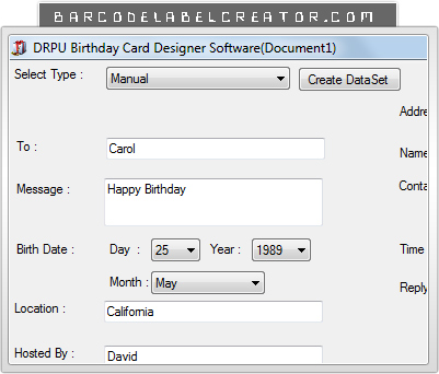 Birthday Cards Designing Software