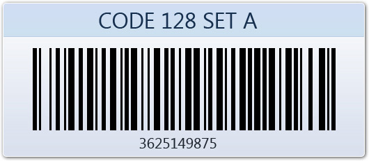 Code 128 SET A