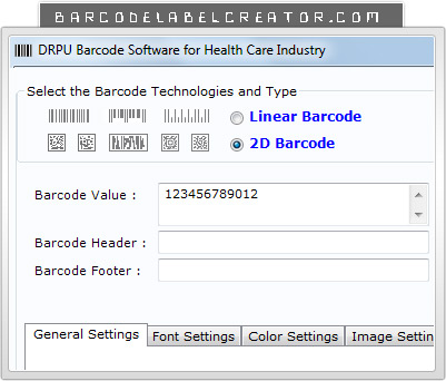 Barcode Label Creator - Healthcare Industry