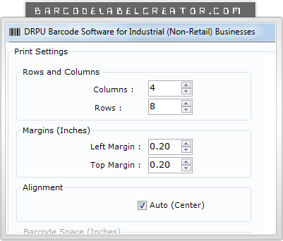 Barcode Label Creator - Manufacturing Industry