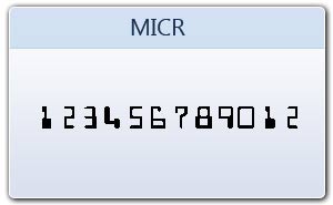 MICR 2D Barcode