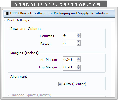Barcode Label Creator - Distribution Industry