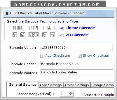 Barcode Label Creator - Standard Edition