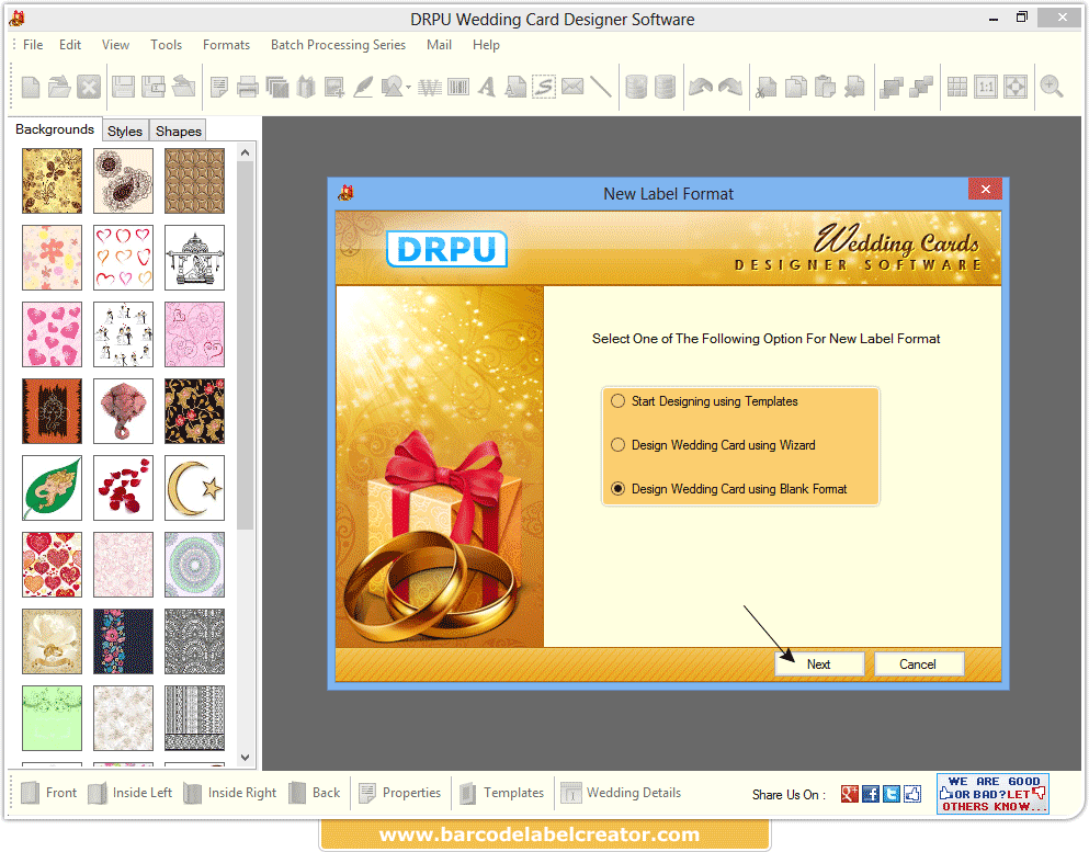 Wedding Card Maker Software Screenshots Corporate Cards Designer