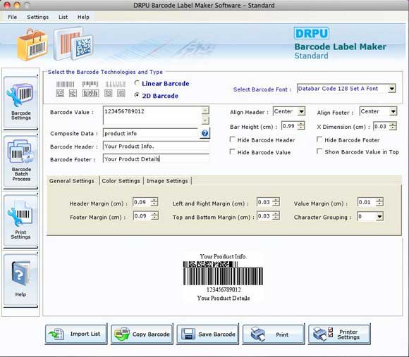 Mac Barcode Generator 7.3.0.1