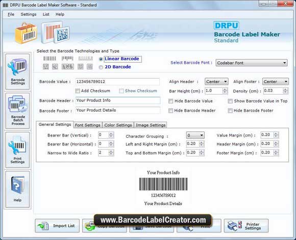 Barcode Label Creator 7.3.0.1
