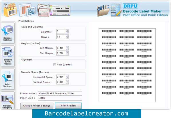 Barcode Creator Tool screenshot