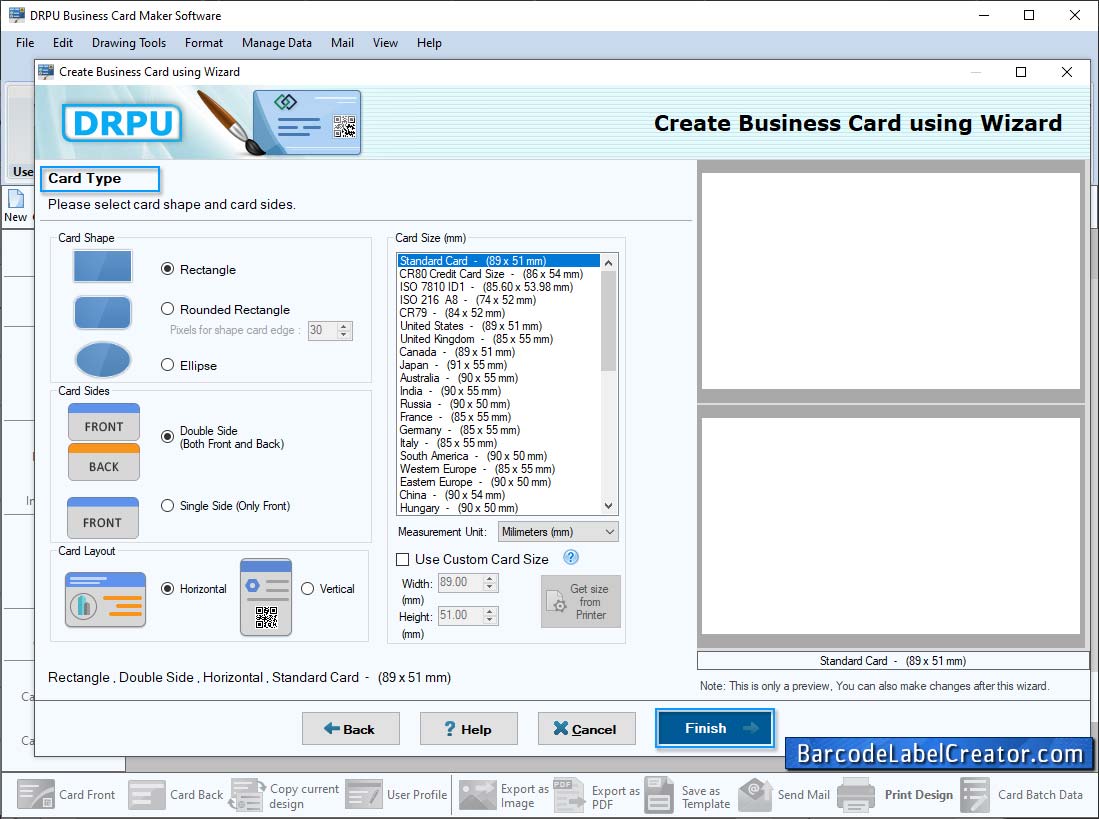 Business Card Maker Software