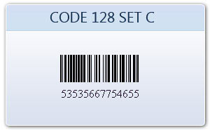 Code 128 SET C