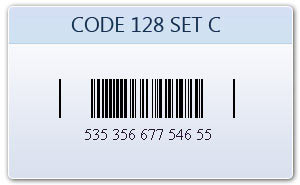 Code 128 SET C