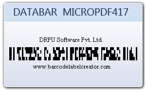 Databar MicroPDF417 