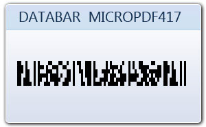 Databar MicroPDF417 