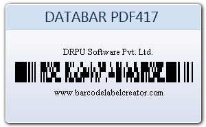 Databar PDF417 2D Barcode