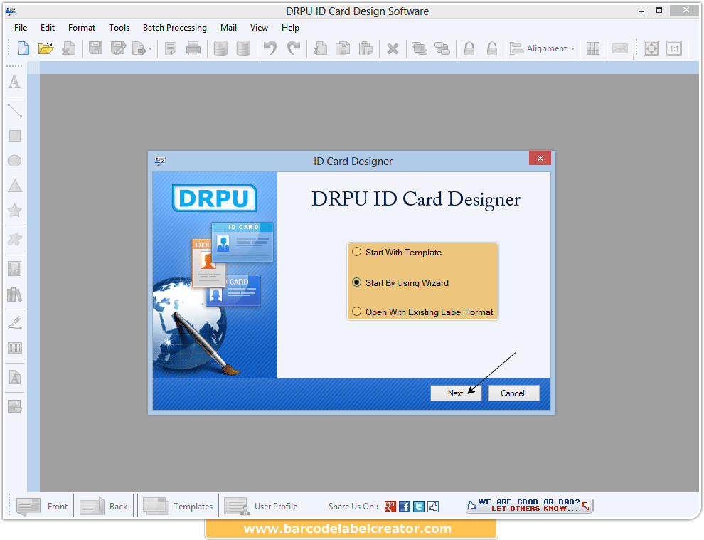 Id card maker software screenshots identity cards designer program