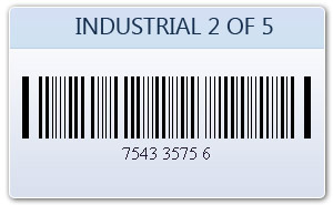 Industrial 2 of 5 Barcode