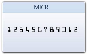 MICR 2D Barcode