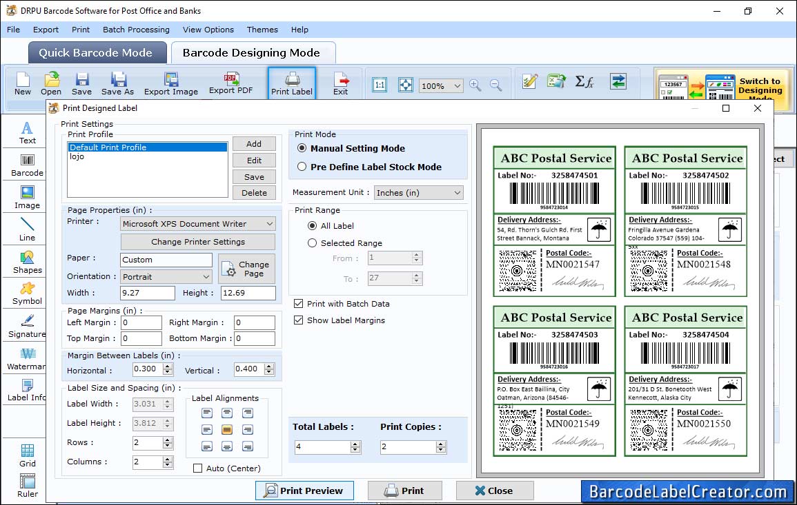 Print Settings