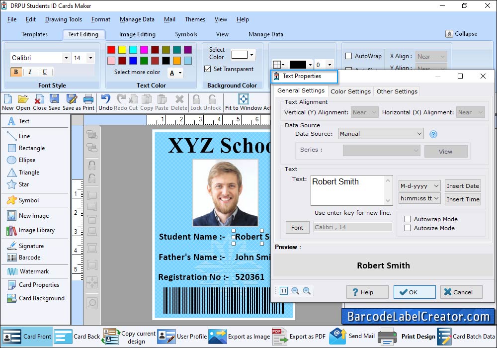 Student ID Cards Maker Software